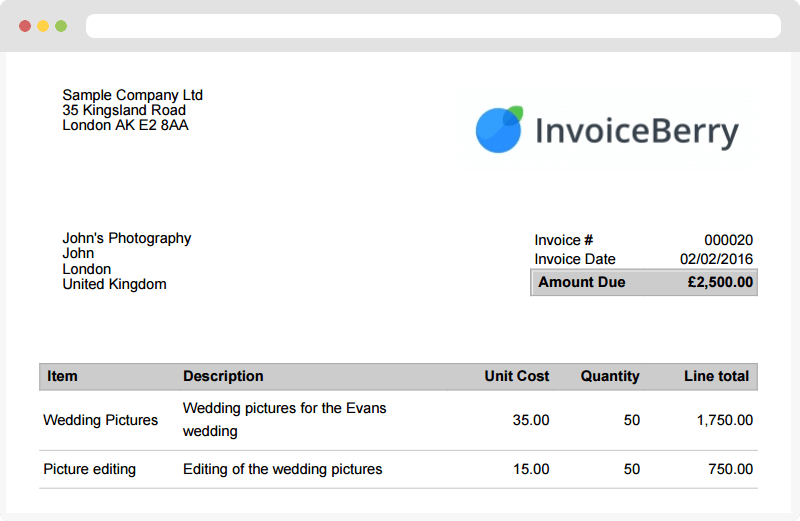 Keep track of payments with InvoiceBerry