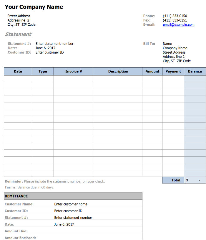 Bill Statement Template from www.invoiceberry.com