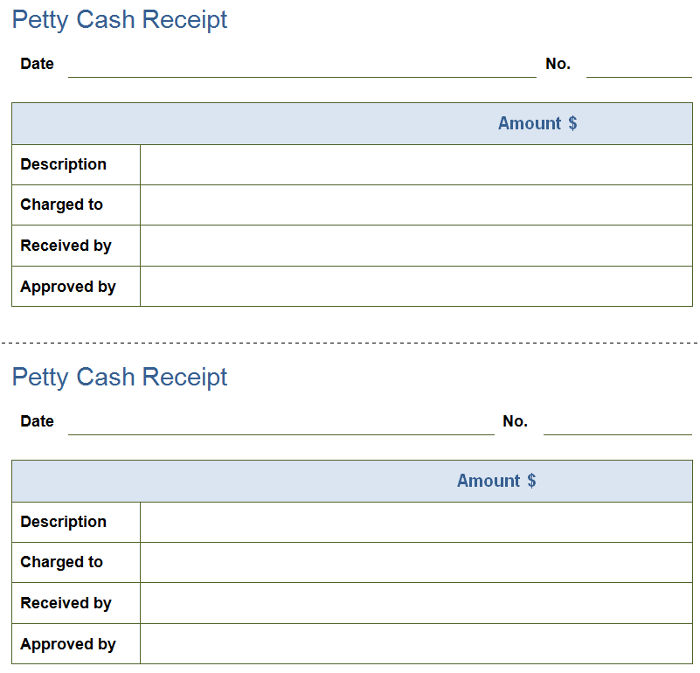 Petty Cash Receipt 2 Petty cash receipt template | Free Templates For