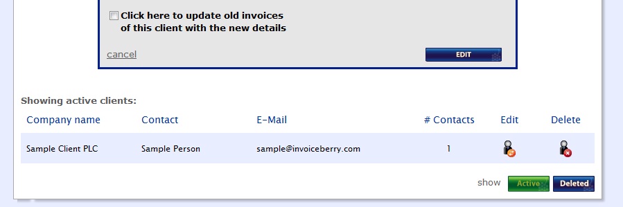 Click here to update old invoices of this client with the new details!