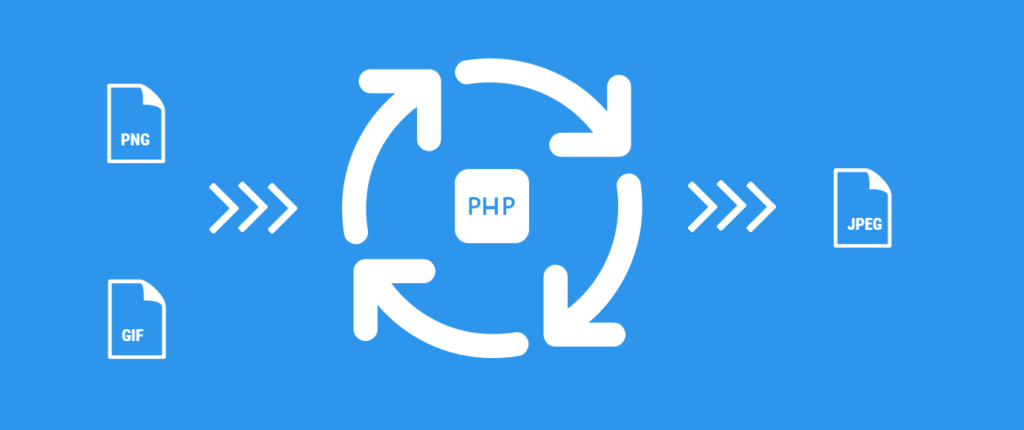 Convert GIF and PNG files into JPEG files with PHP