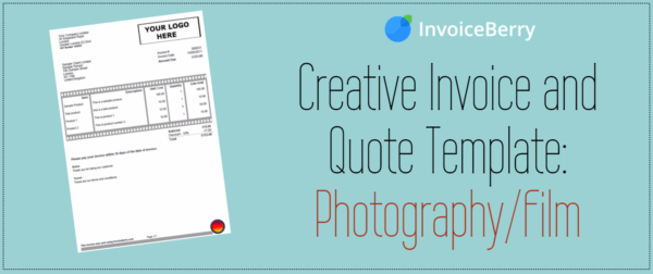 Check out our new creative invoice and quote template for photography and film