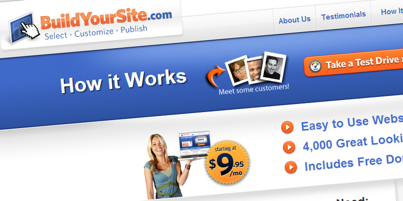 BuildYourSite.com Build a Website Today!