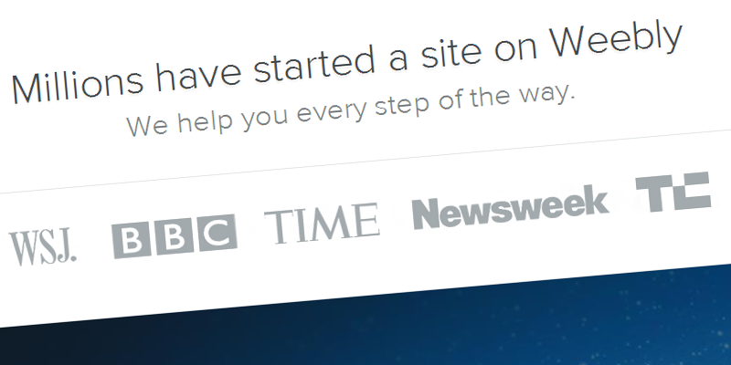 Weebly - Create a free website