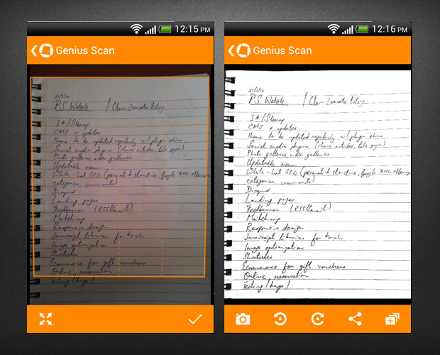 Genius scan iphone app for scanning
