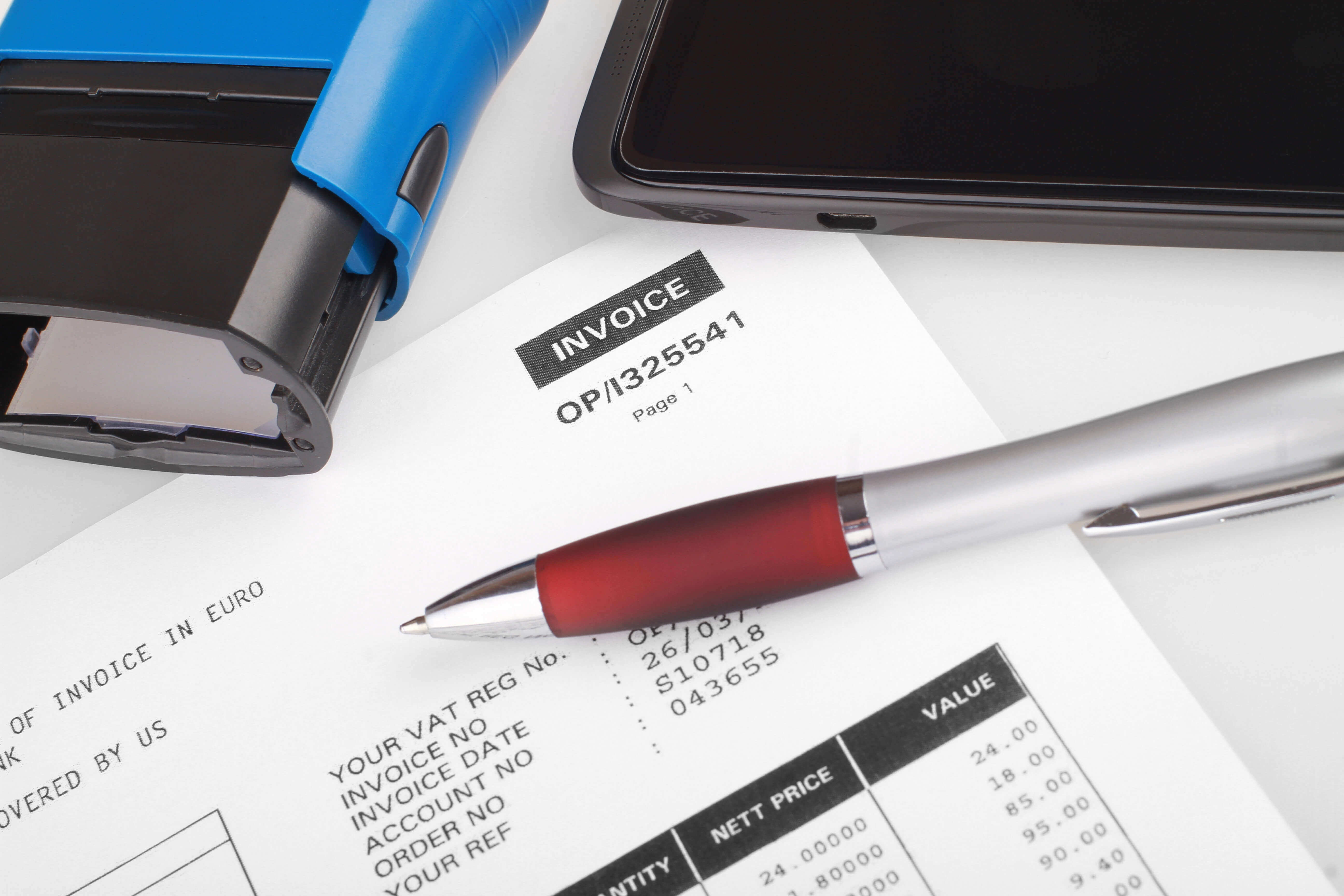Electronic invoice version