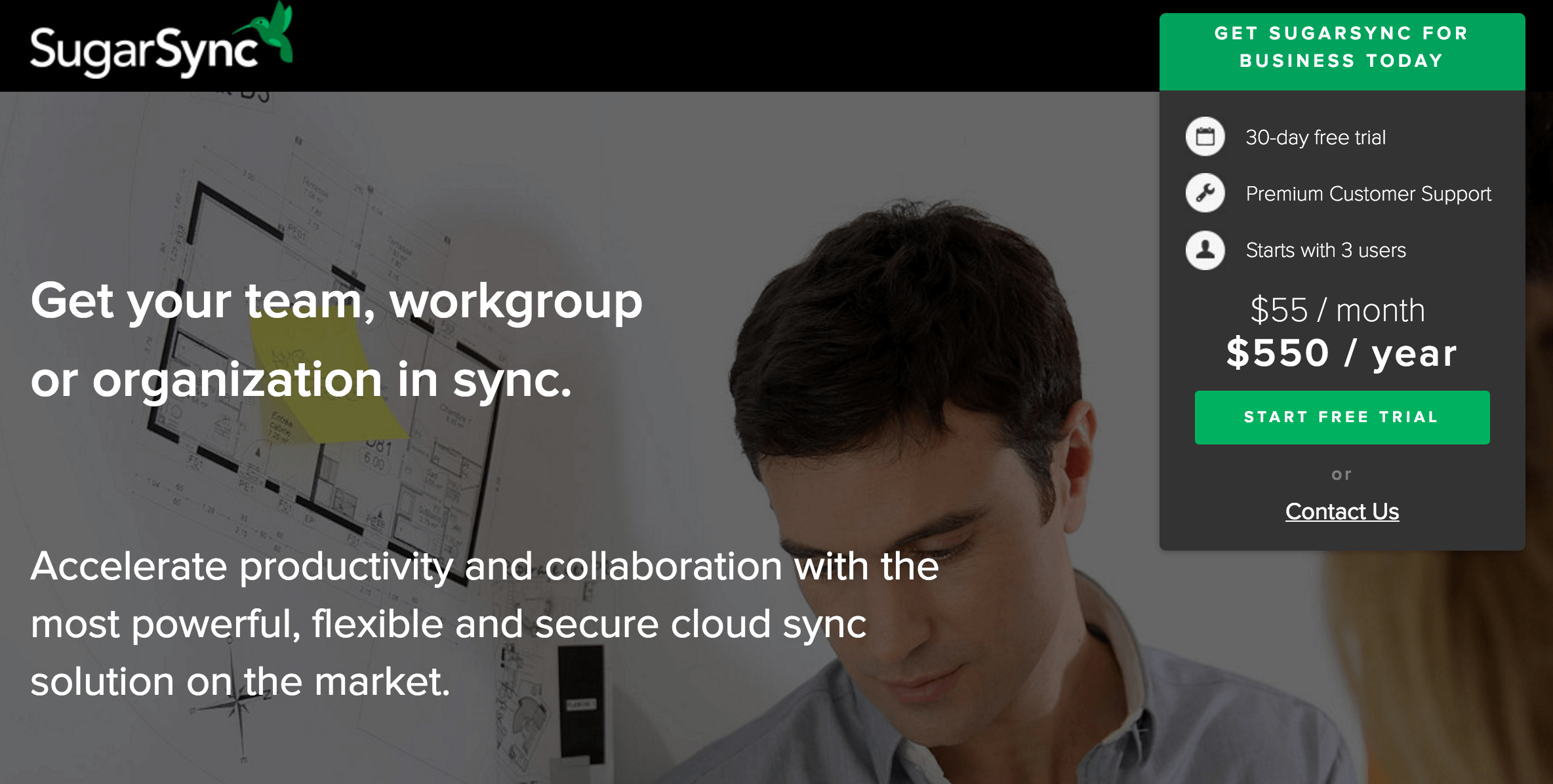 SugarSync for business cloud storage service