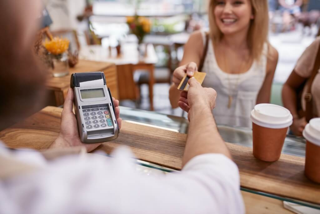 Wireless credit card payment processing with a client