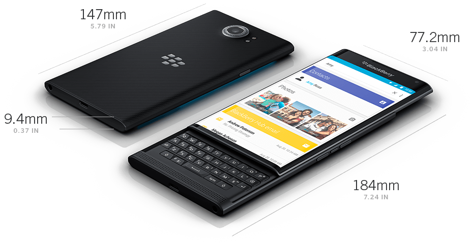 Blackberry priv is first BB smartphone. Perfect for business