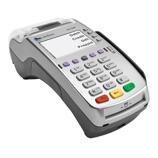 Countertop/traditional credit card machine processor for small business