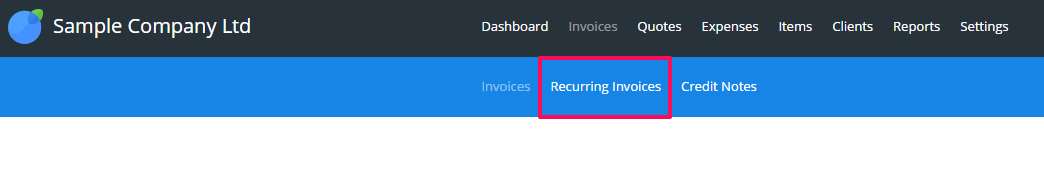 Automate invoicing with recurring profiles