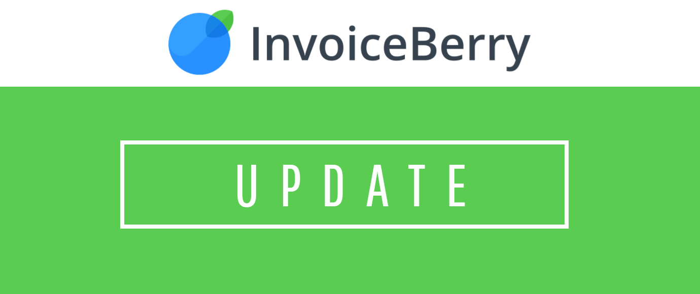 Check out our newest InvoiceBerry update