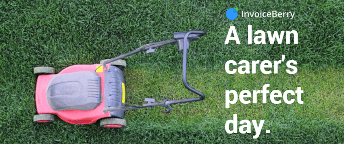 A perfect day for lawn care workers