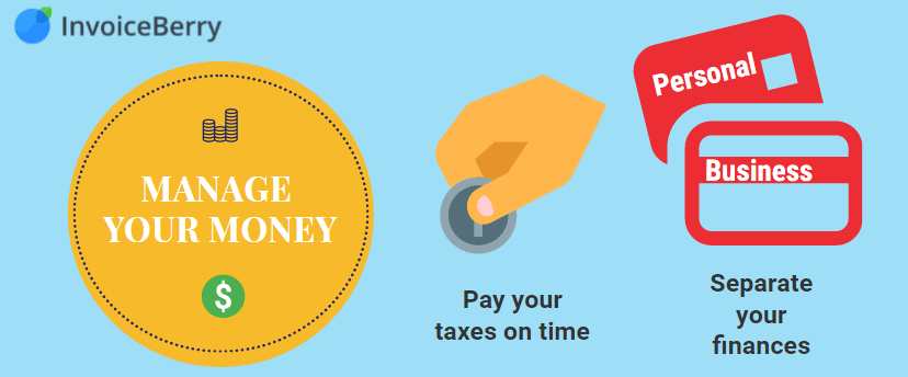Manage your money by paying local taxes and separating finances