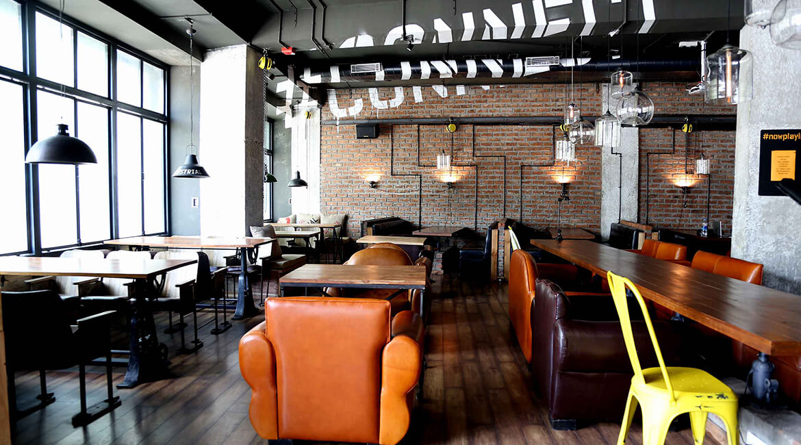Bangalore's coworking space with a twist--get a drink while you're at work