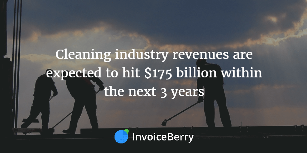 The cleaning industry is set to grow dramatically over the next 3 years--make sure you get a piece of that pie