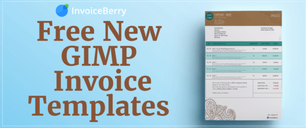 Check out our all new, free new GIMP invoice templates and show off your personality and professionalism