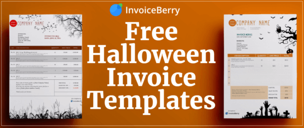 Check out our cool new Halloween invoice templates available for free download today!