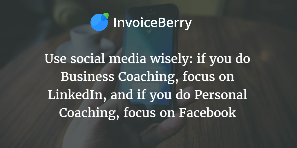 Use different social media platforms for different purposes