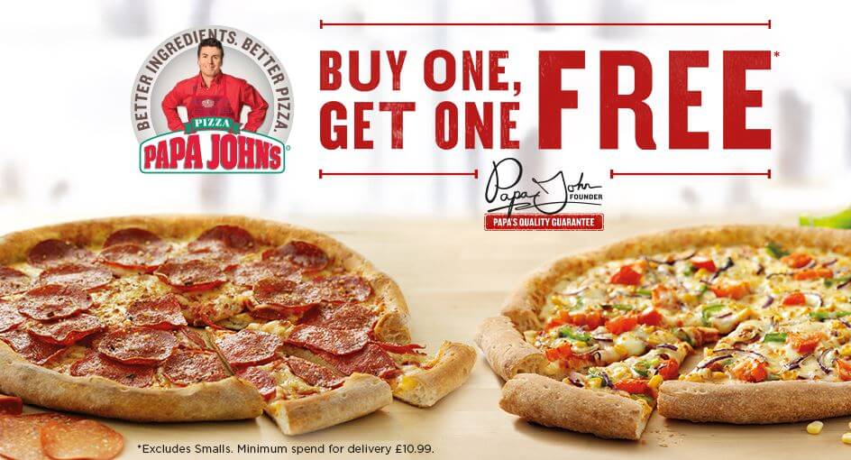 Buy One Get One Free is popular for food and clothing stores