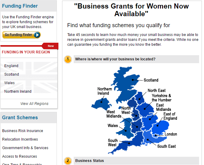 UK Business grants for women