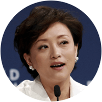 Yang Lan is a successful business woman in China