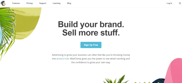 Use MailChimp to send newsletters to your customers.