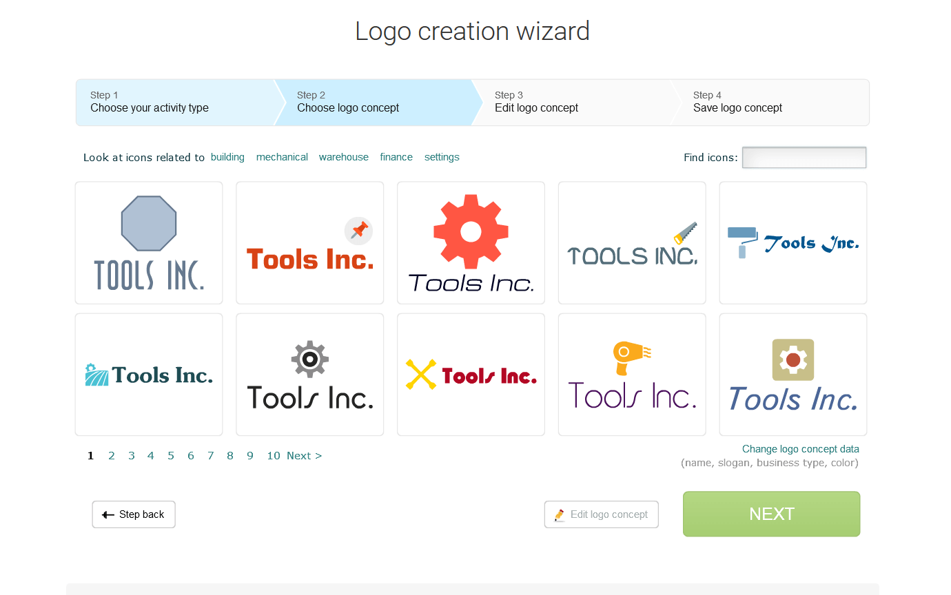 Logaster is a logo creation platform.