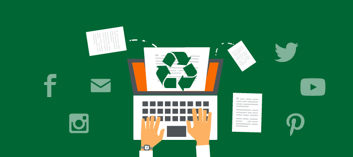 Repurposing content gives it new life.