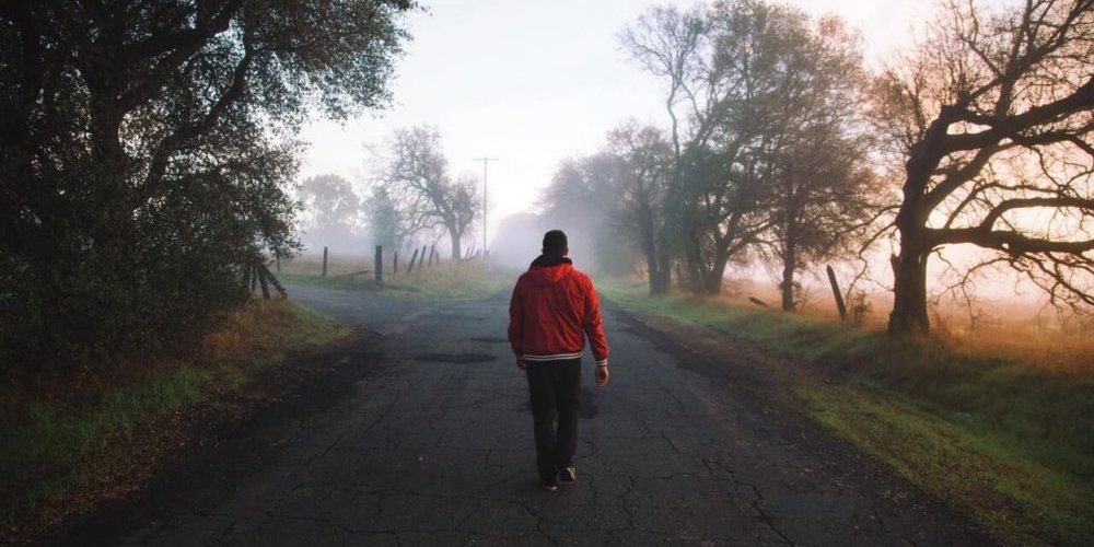 It's important to take a break every day by talking a walk outside your home