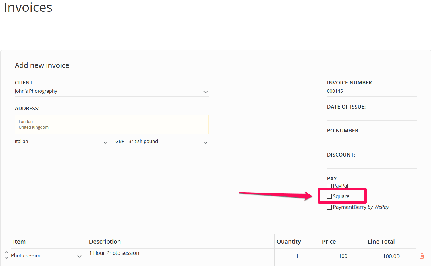 Square is another alternative online payment option for your small business.