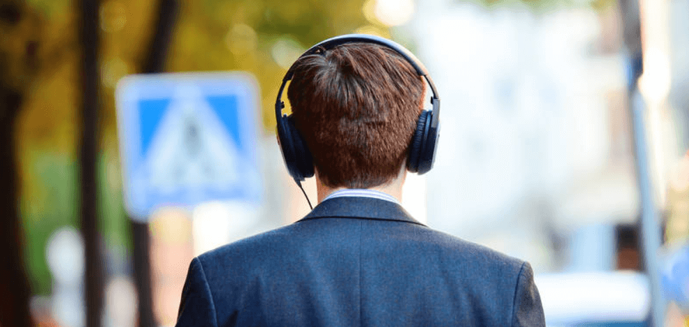 You can listen to a podcast during any downtime throughout the day.