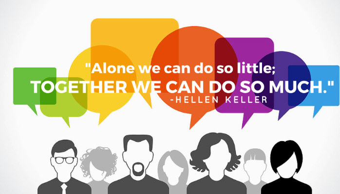 Networking groups can be created by you and your peers.