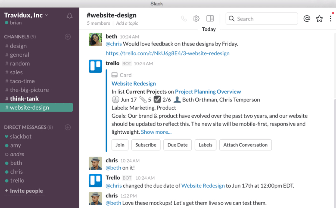 Slack is a great communication tool for your business.