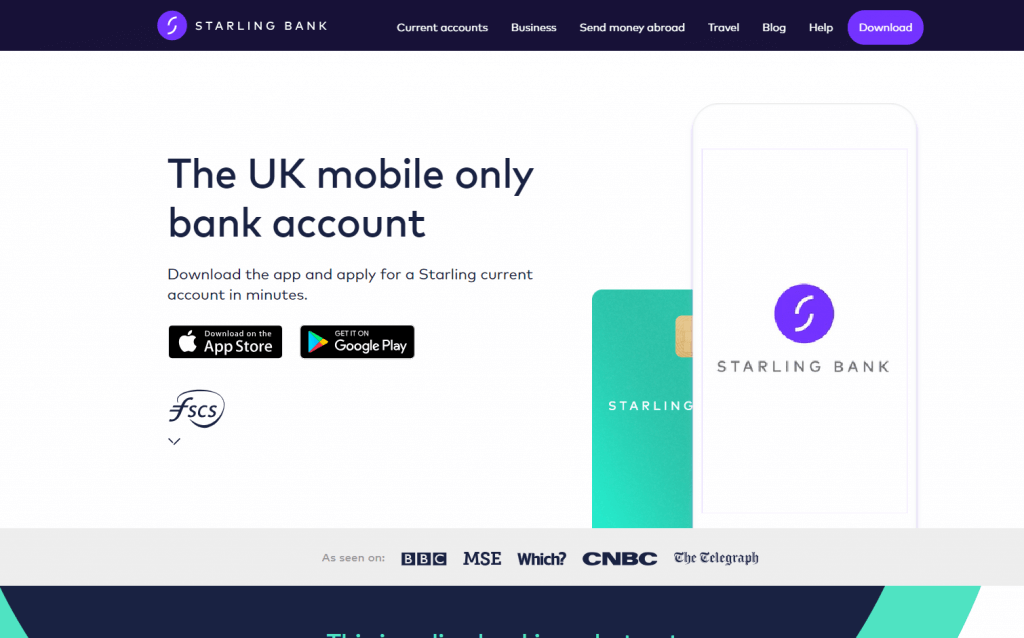 Digital-Banks-Starling-Bank-Homepage