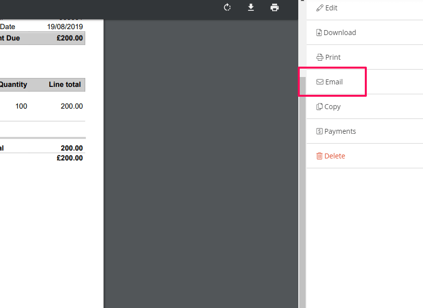 Email is one of the best ways to start sending invoices to your clients. 