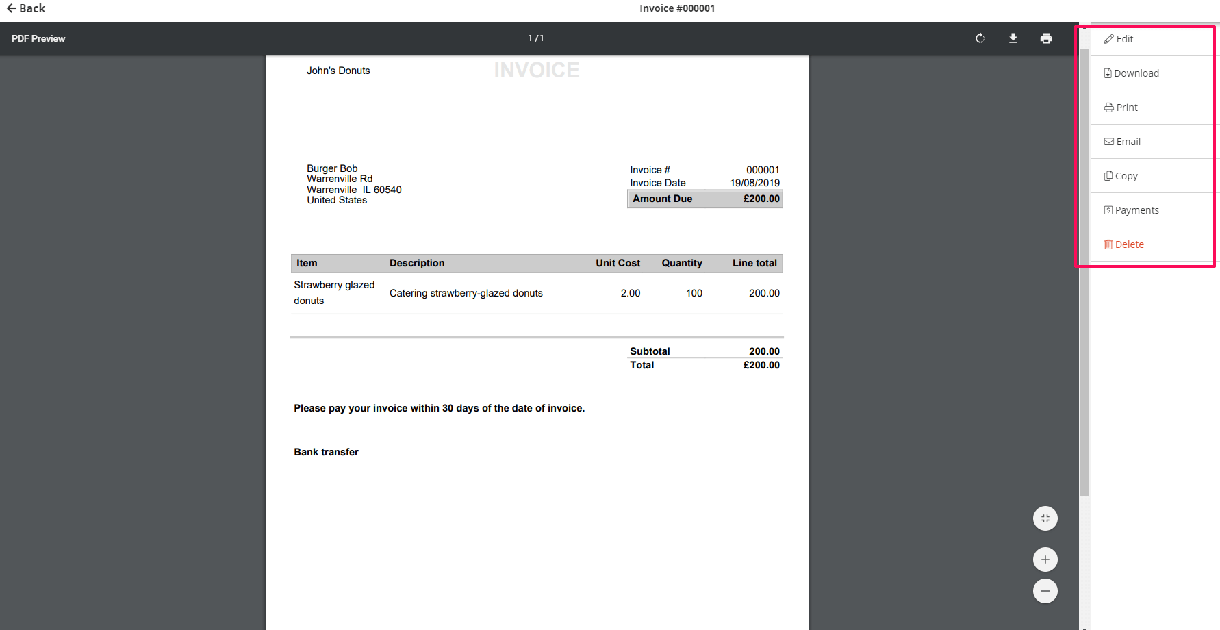 Sending invoices to clients is easy with InvoiceBerry.