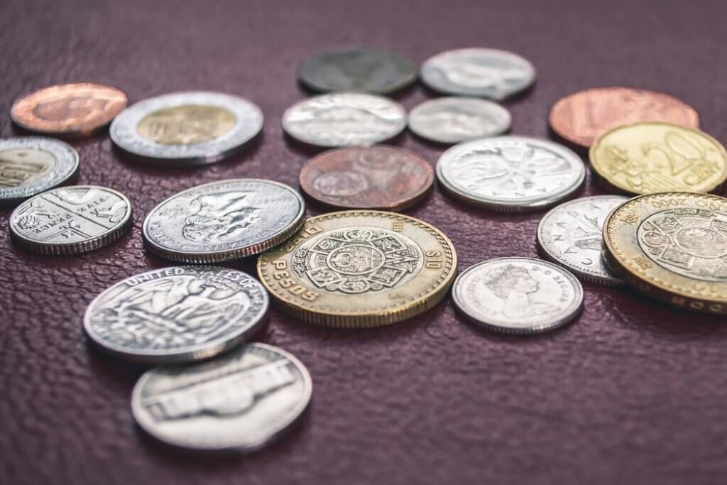 round-gold-colored-and-silver-colored-coin-lot