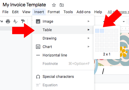 insert-table-google-docs-invoice