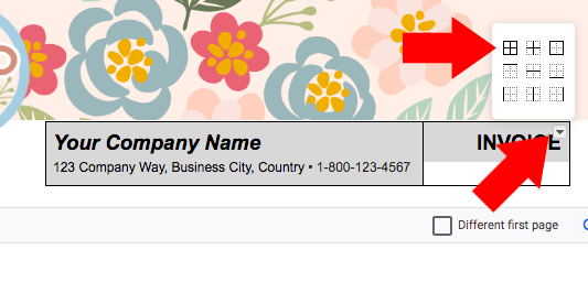 border-icon-google-docs-invoice
