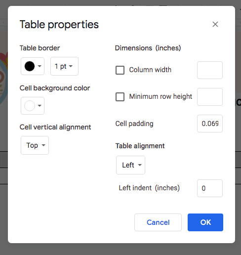 table-properties-google-docs-invoice