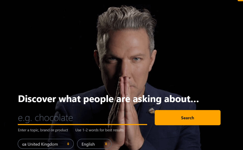 answer the public homepage