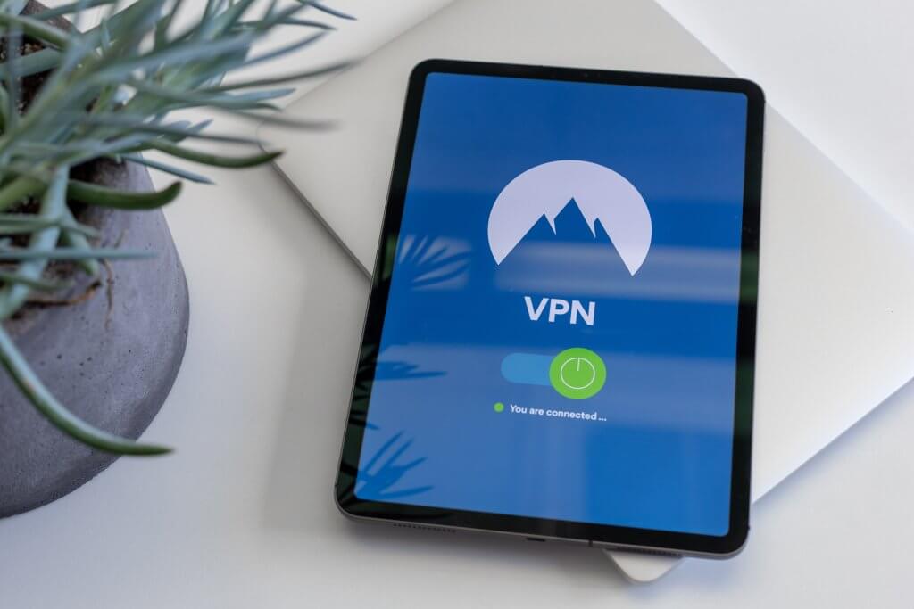 vpn tablet blue