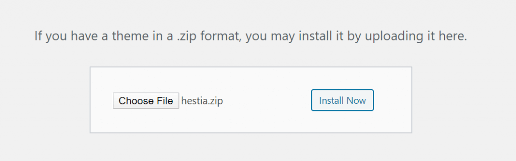 wordpress upload blog theme zip