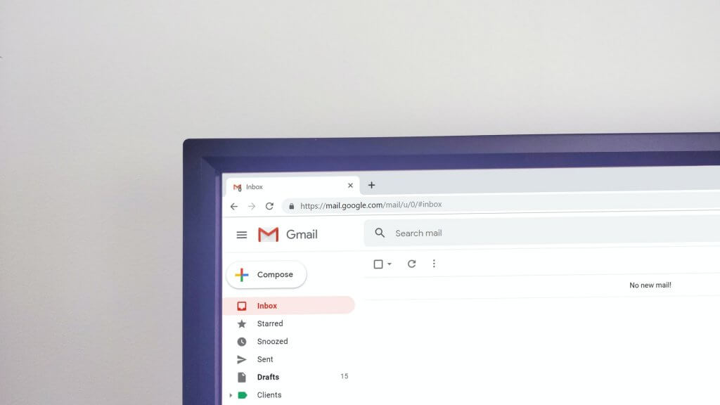 sending an email reminder on late payment