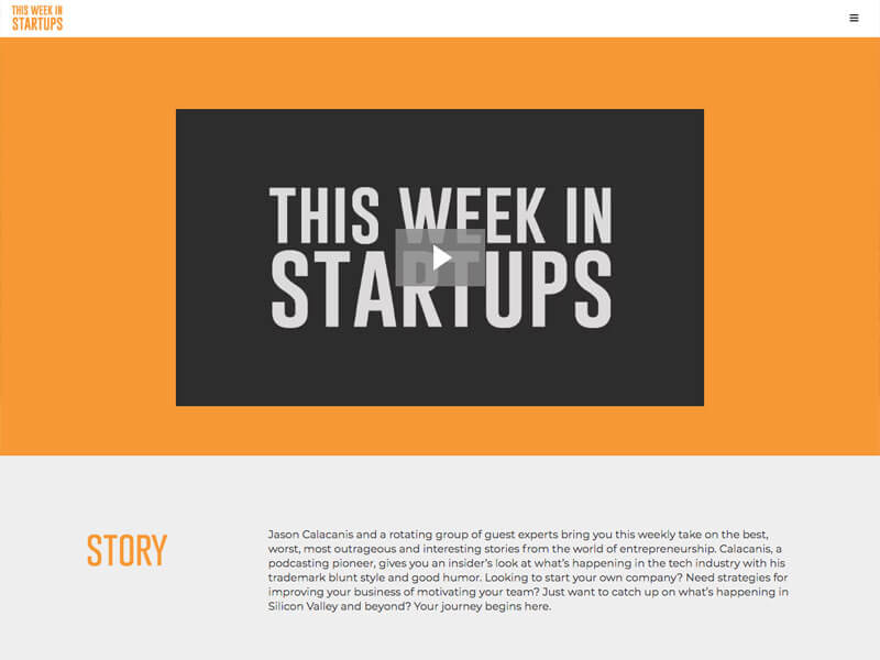 Best podcast on startups and growth - This Week in Startups
