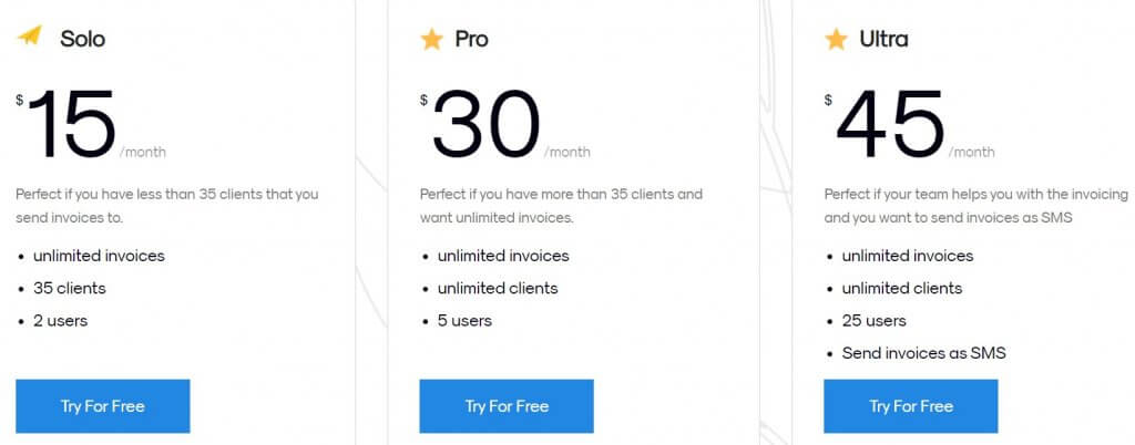invoiceberry pricing