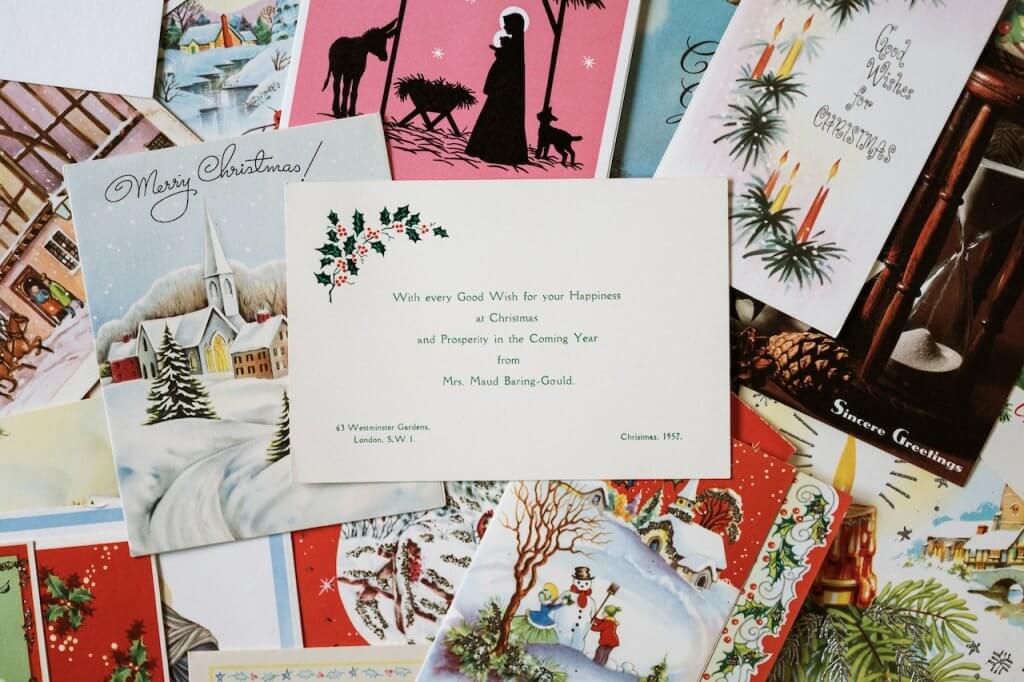 season's greetings card as direct mail marketing campaign