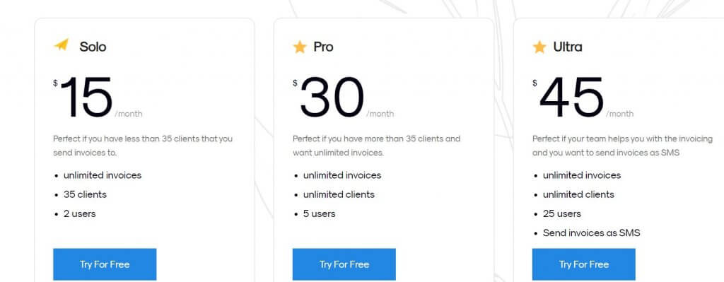 InvoiceBerry pricing