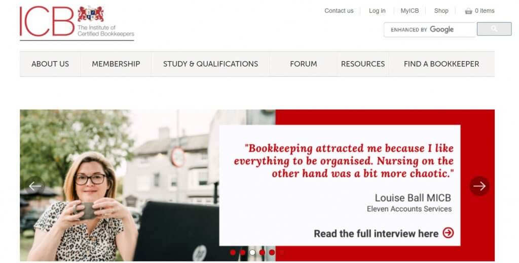 ICB website